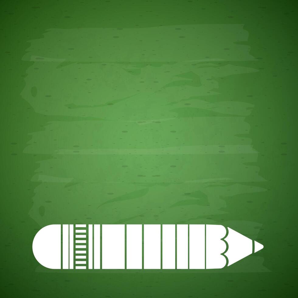 Green background for back to school invitation. vector