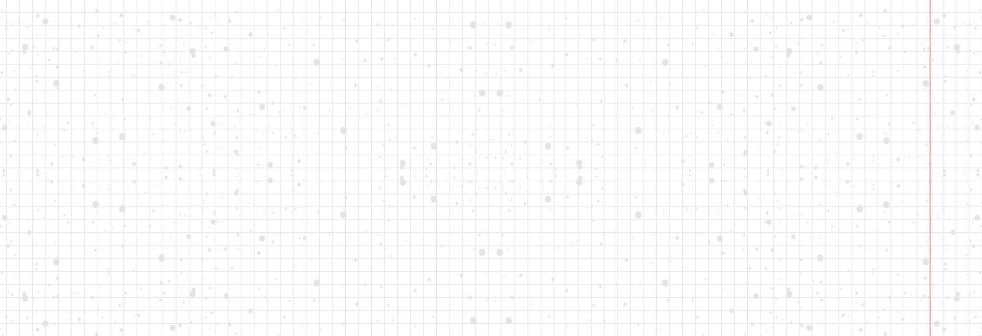 A sheet of checkered paper. vector