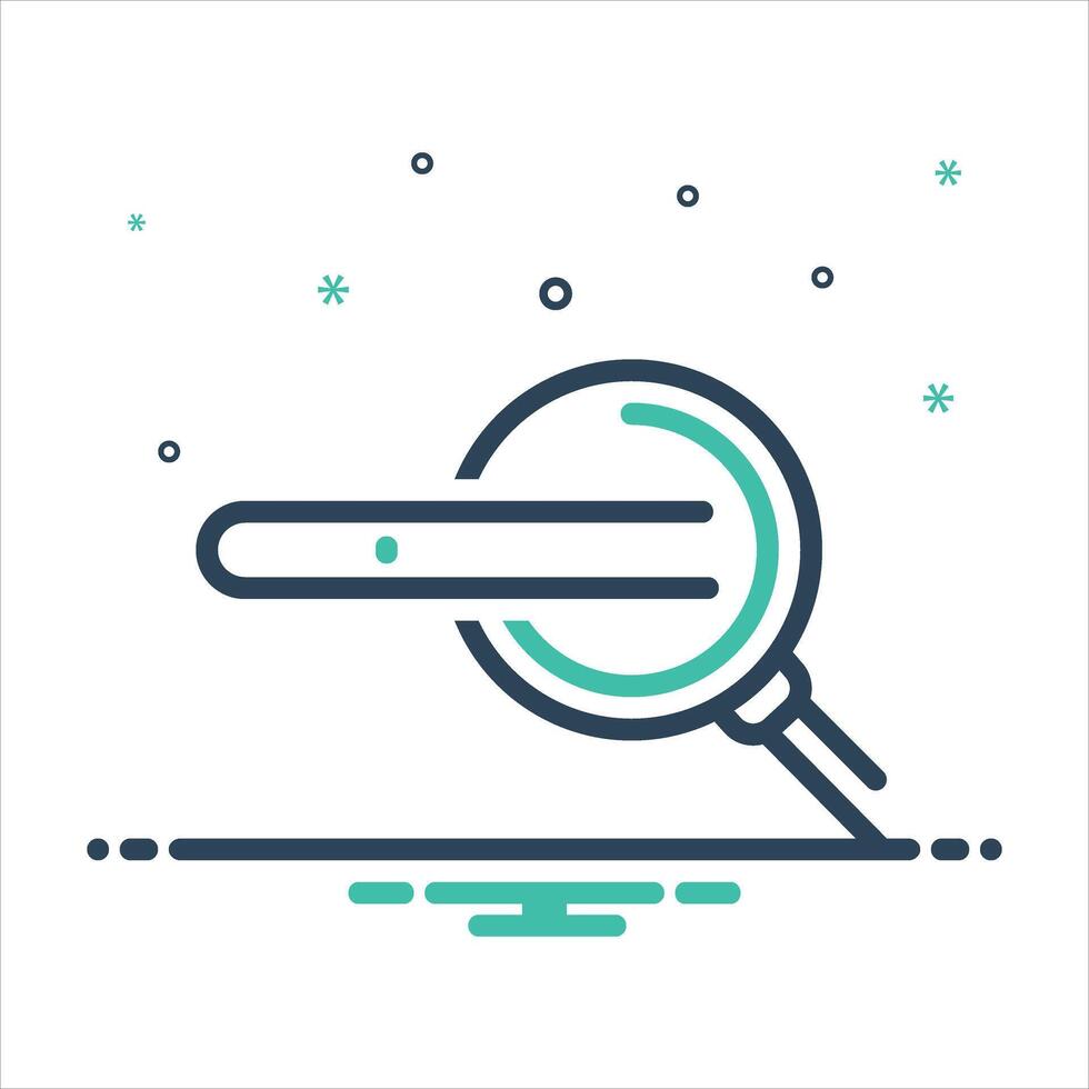 Mix icon search vector