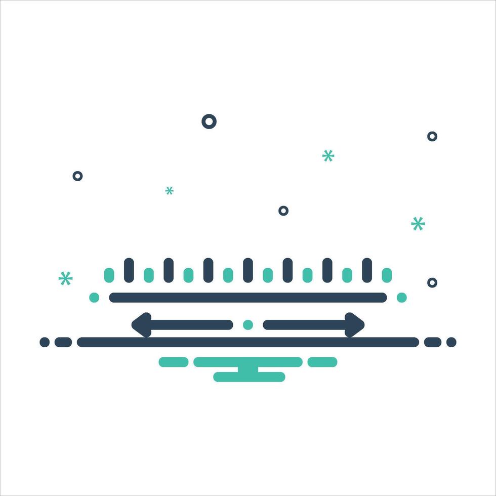 Mix icon width vector