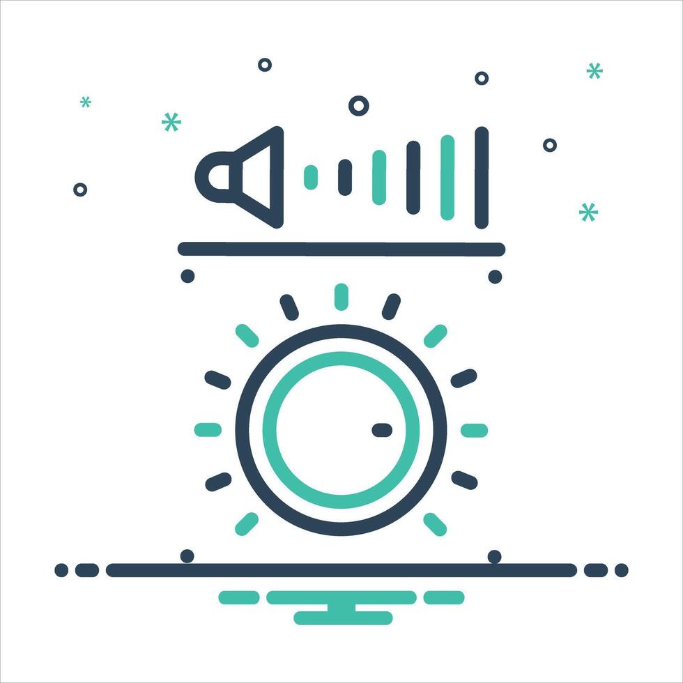 Mix icon volume vector