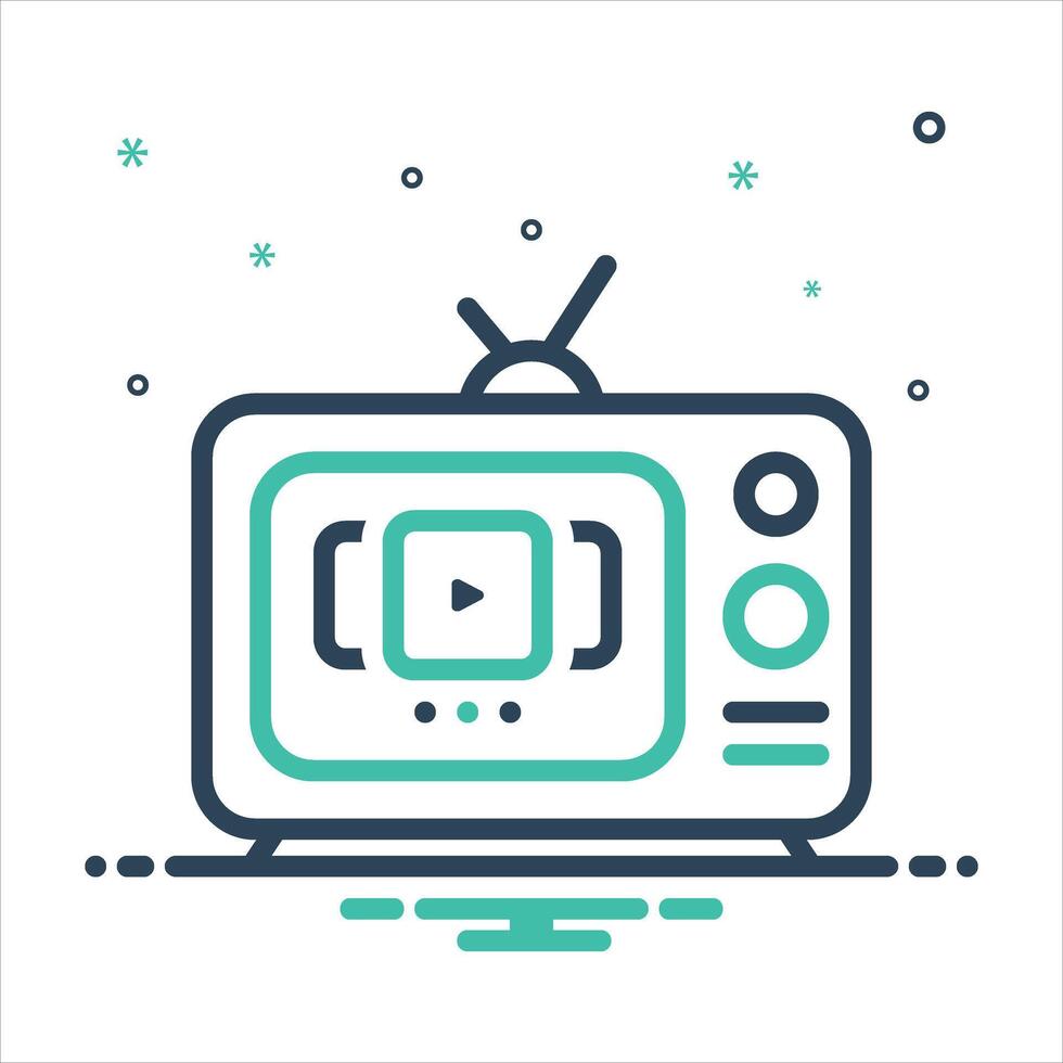 Mix icon series vector