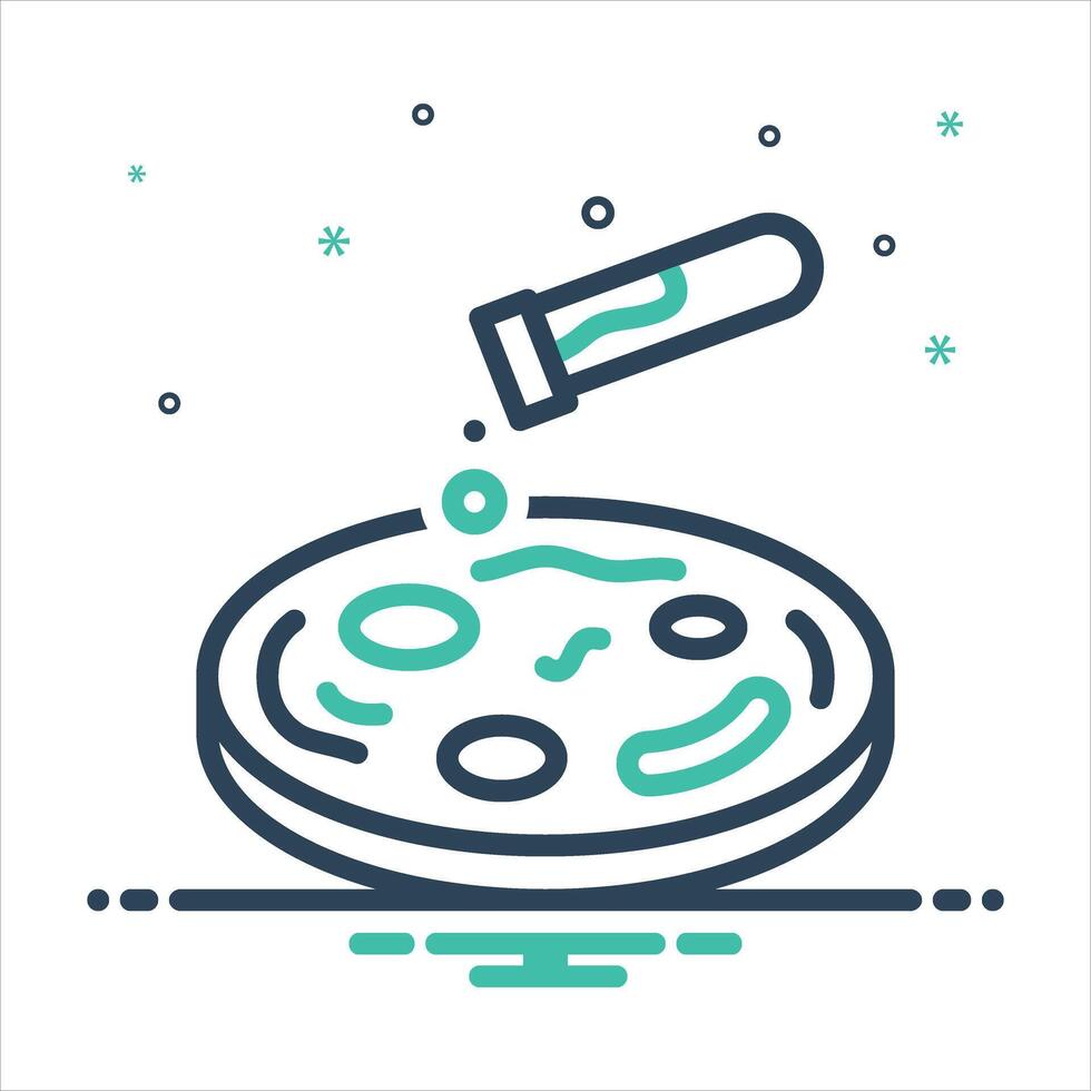 Mix icon experimental vector