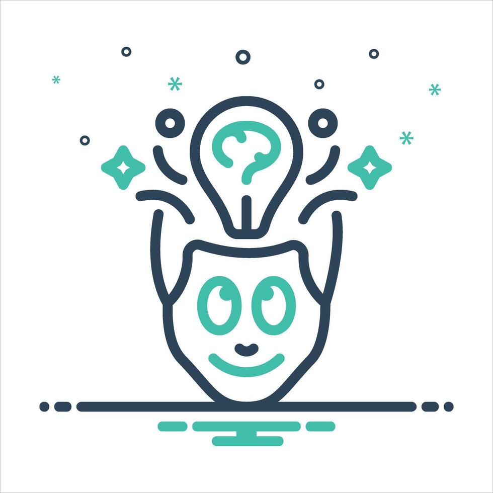 Mix icon inspired vector