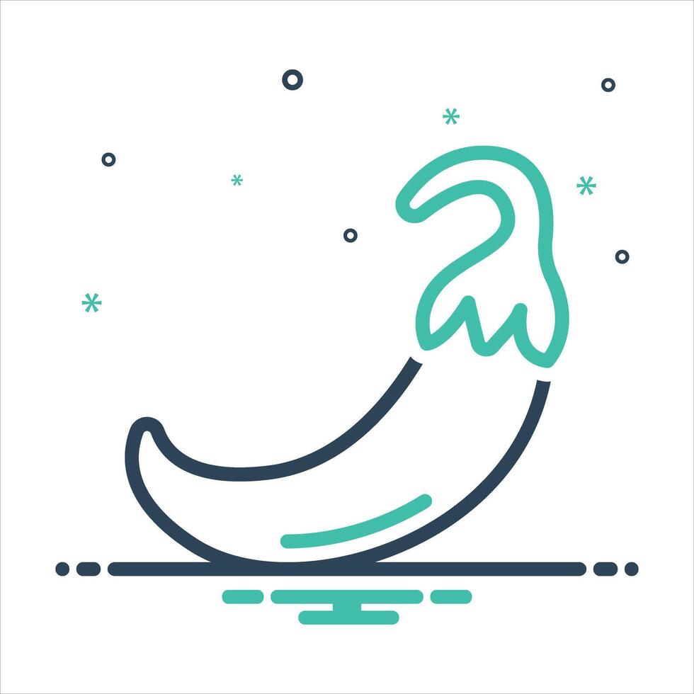Mix icon pepper vector