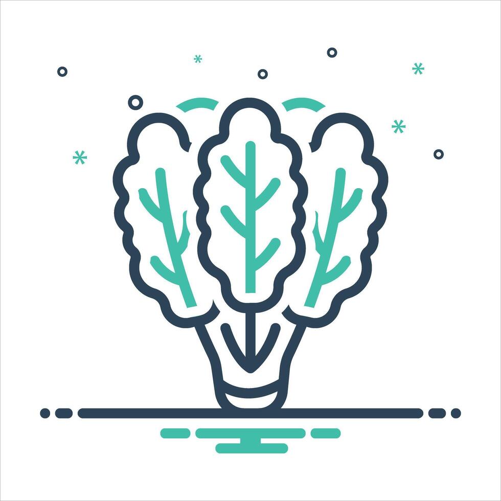 Mix icon kale vector