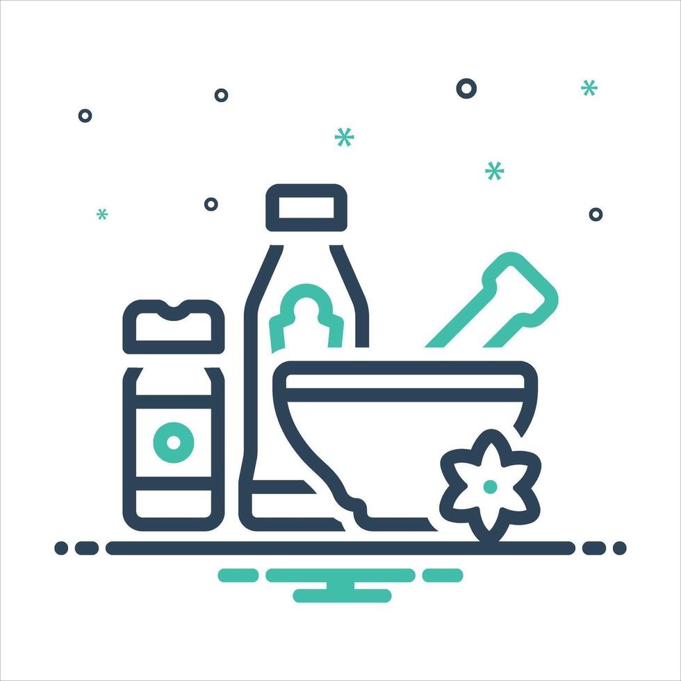 Mix icon seasoning vector