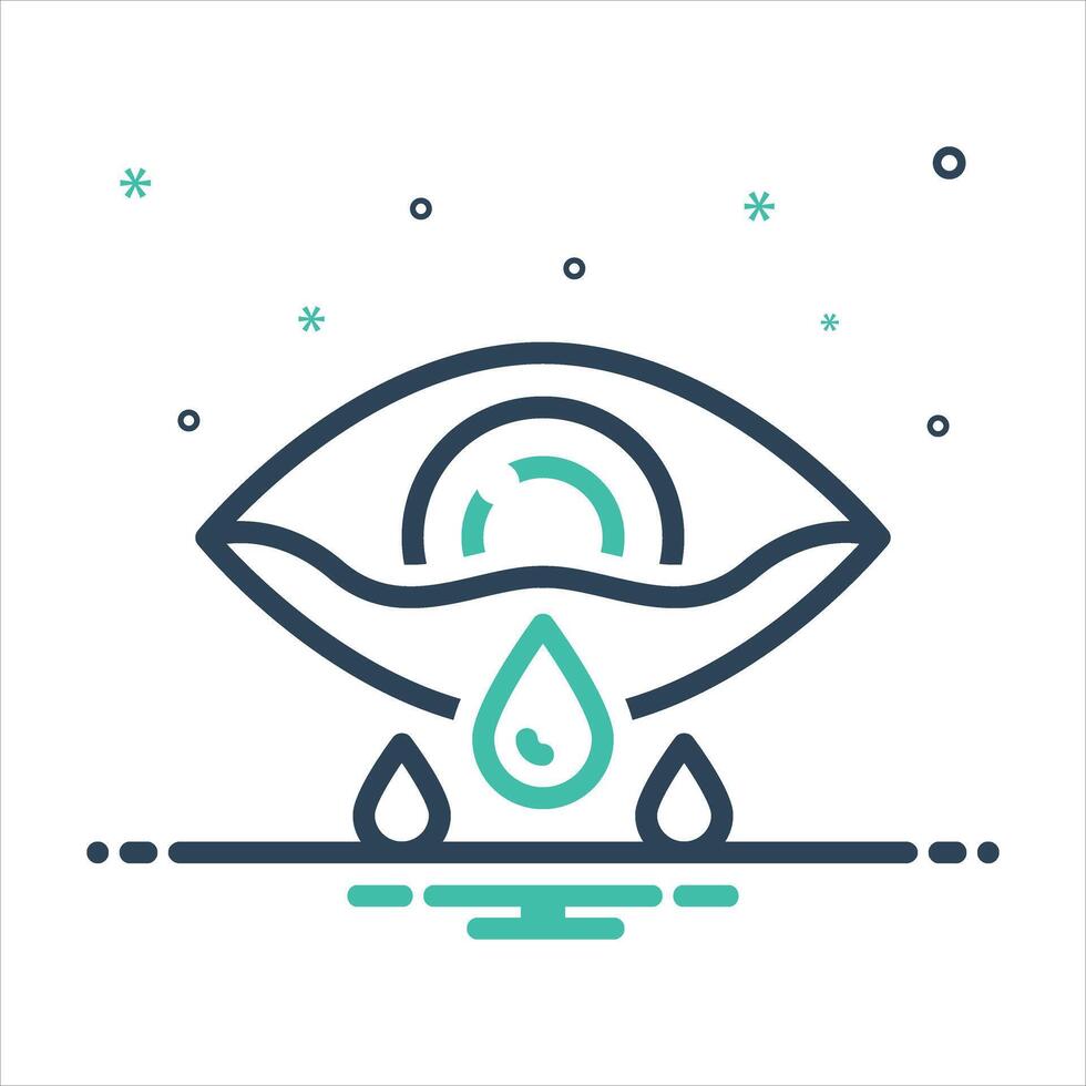 Mix icon cry vector