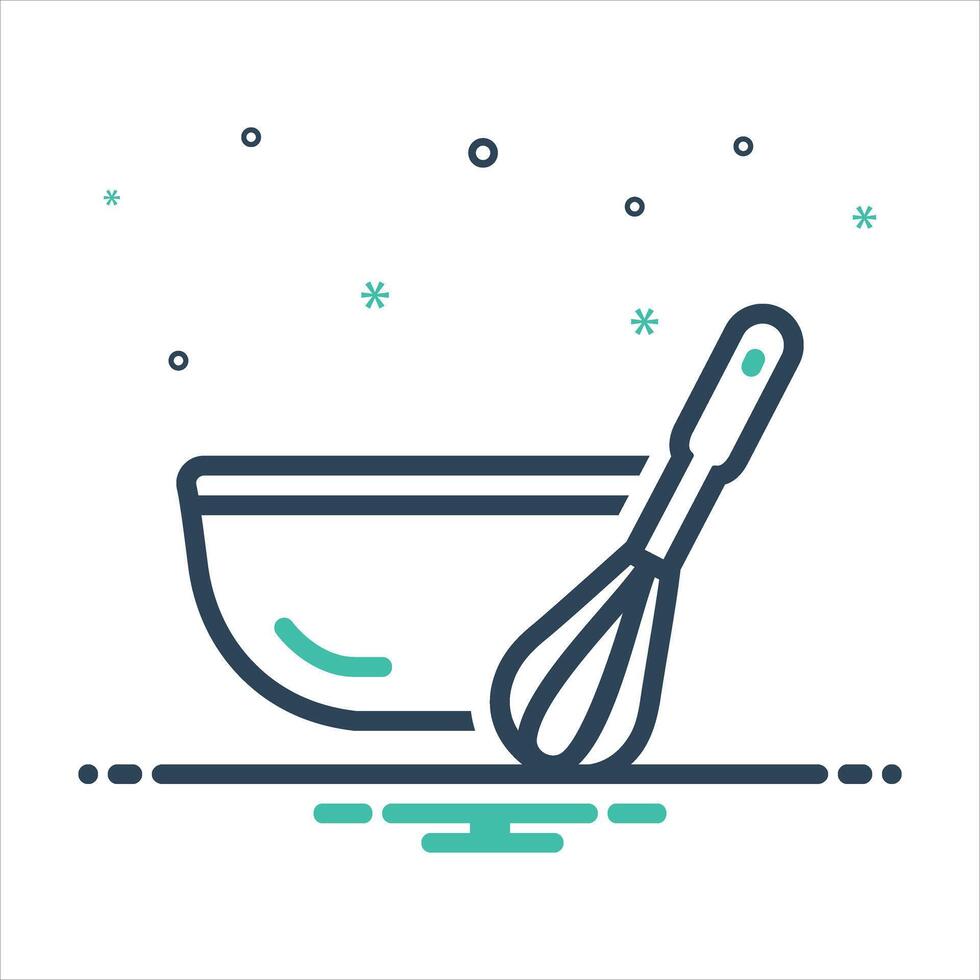 Mix icon mixing vector