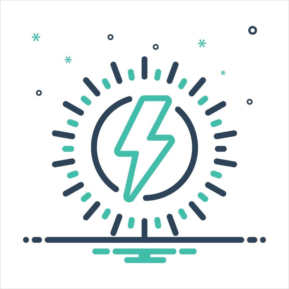 Mix icon energy vector