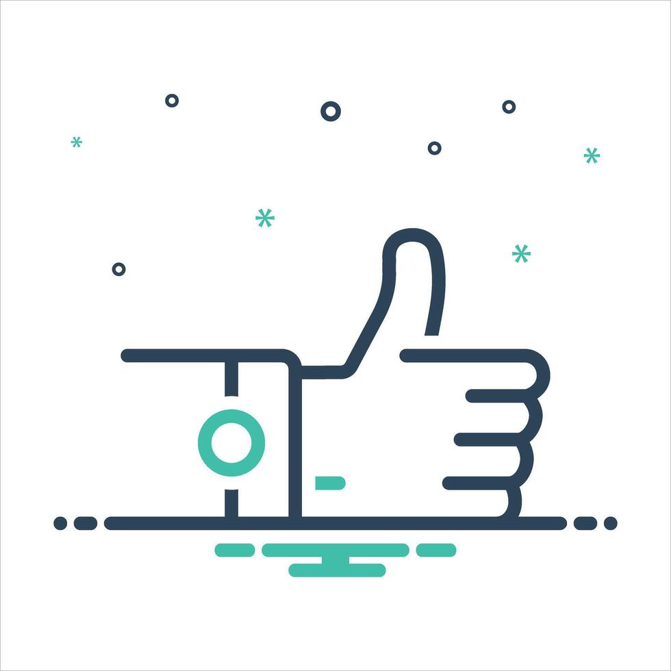 Mix icon like vector