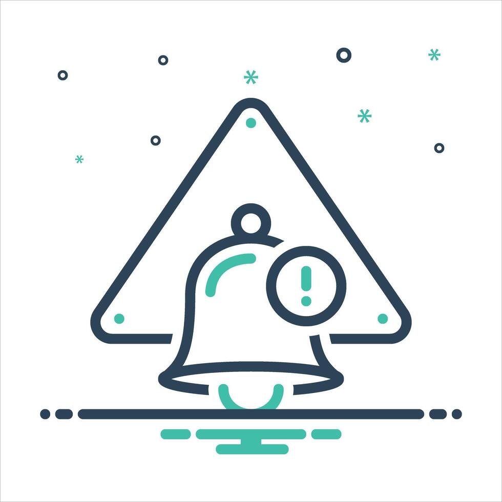 Mix icon alert vector