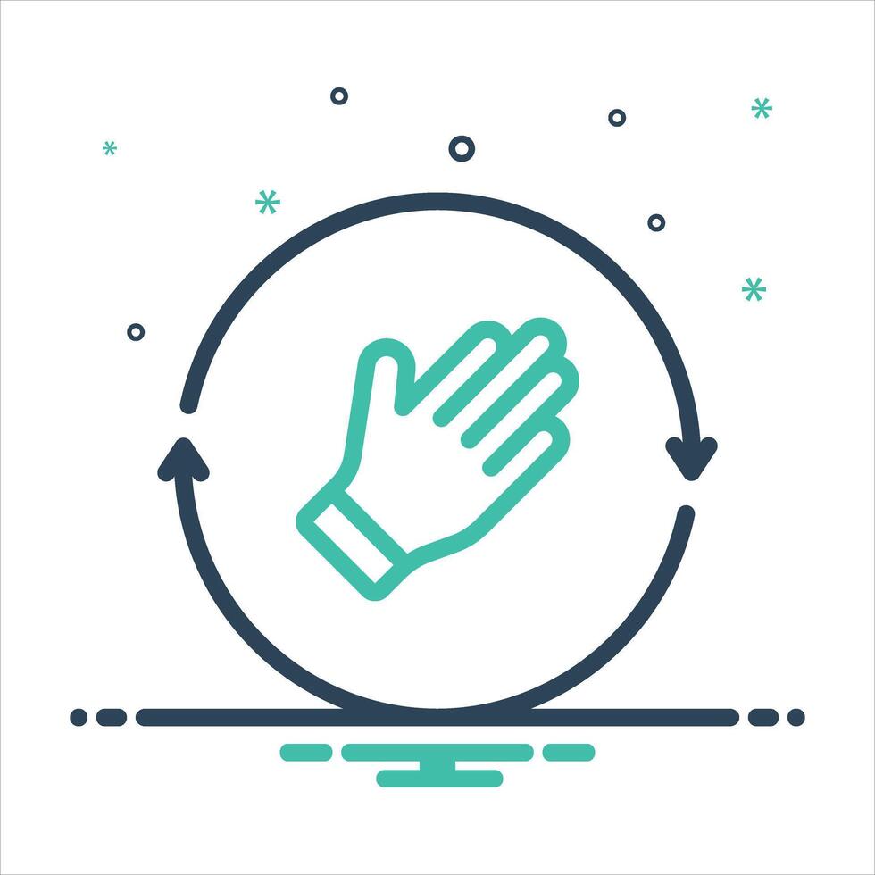 Mix icon rotate vector