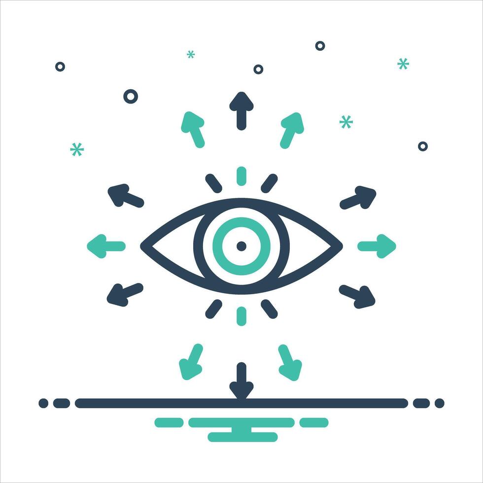 Mix icon surveillance vector