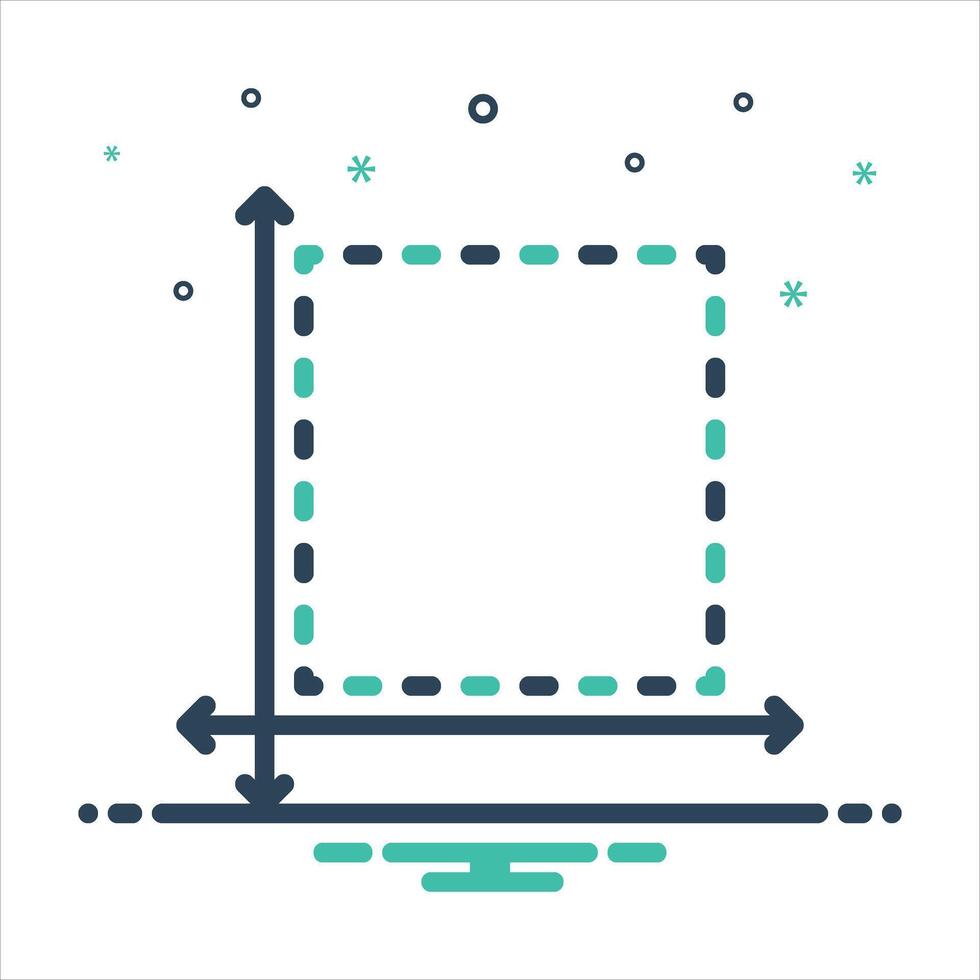 Mix icon size vector