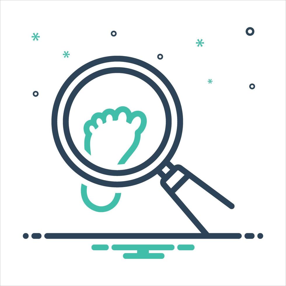 Mix icon tracking vector