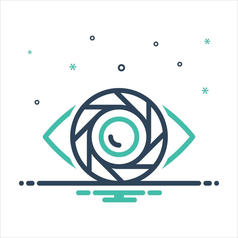 Mix icon bright-look vector
