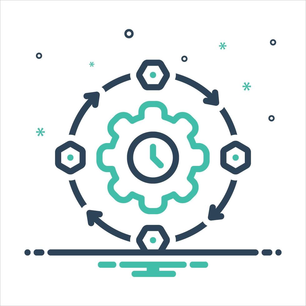 Mix icon adaptation vector