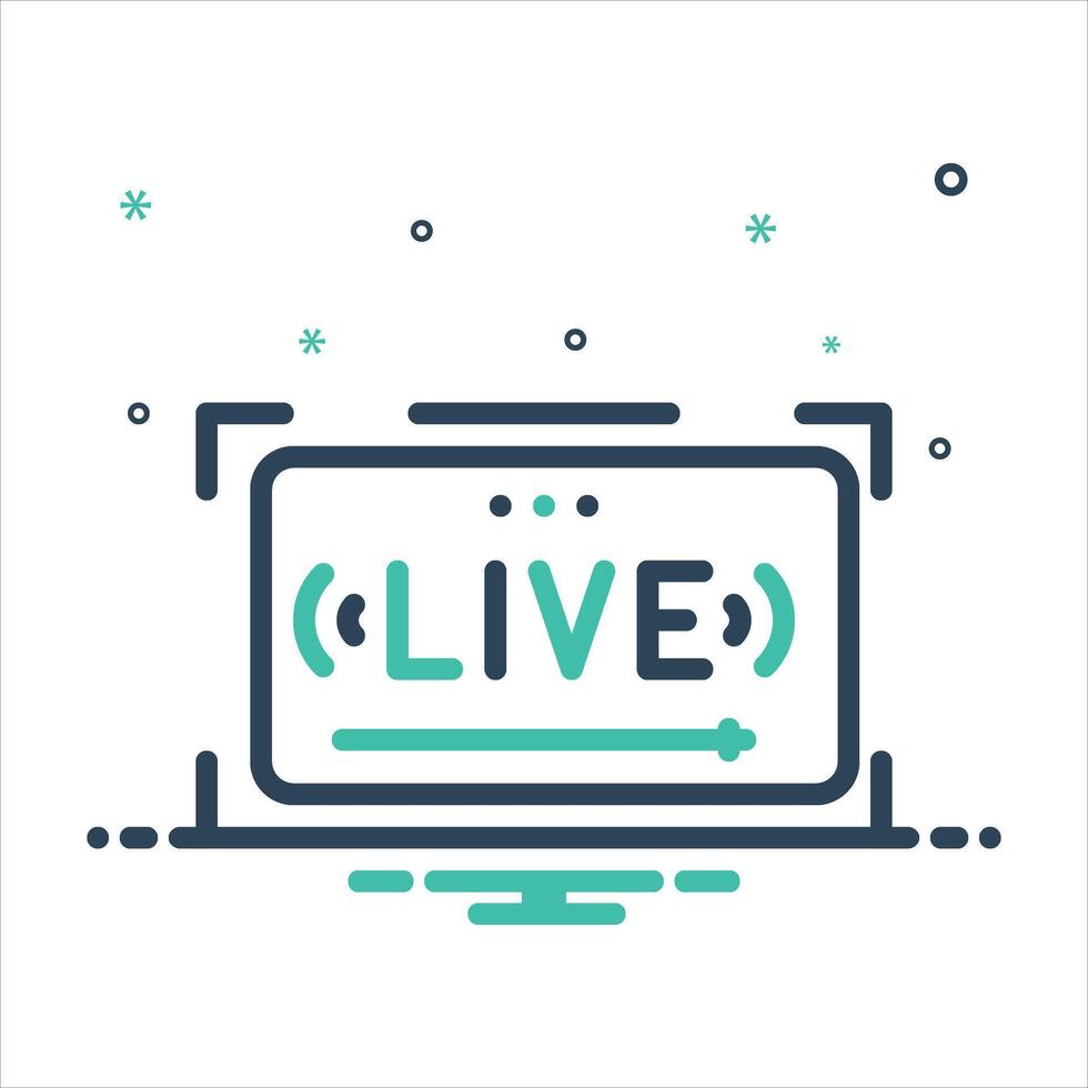 Mix icon live vector