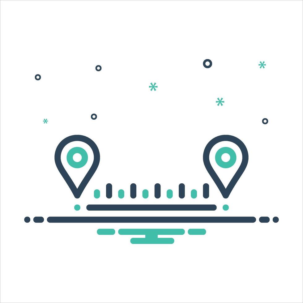 Mix icon distance vector