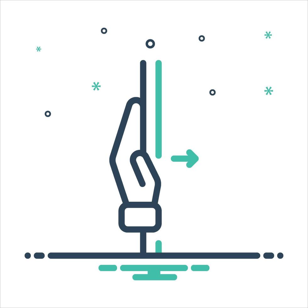 Mix icon push vector