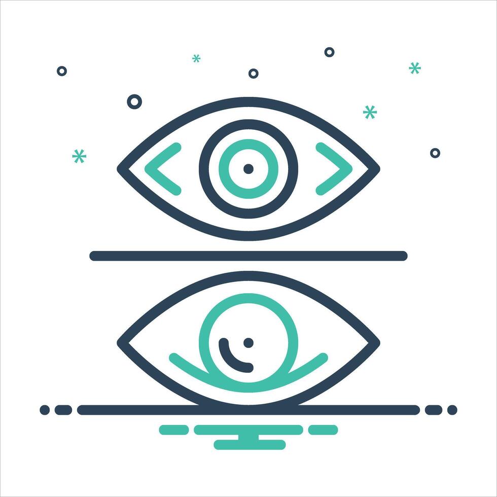 Mix icon compare vector
