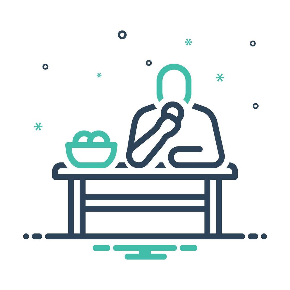 Mix icon consume vector