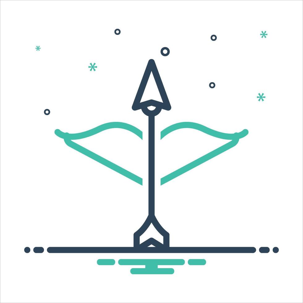 Mix icon arrow vector