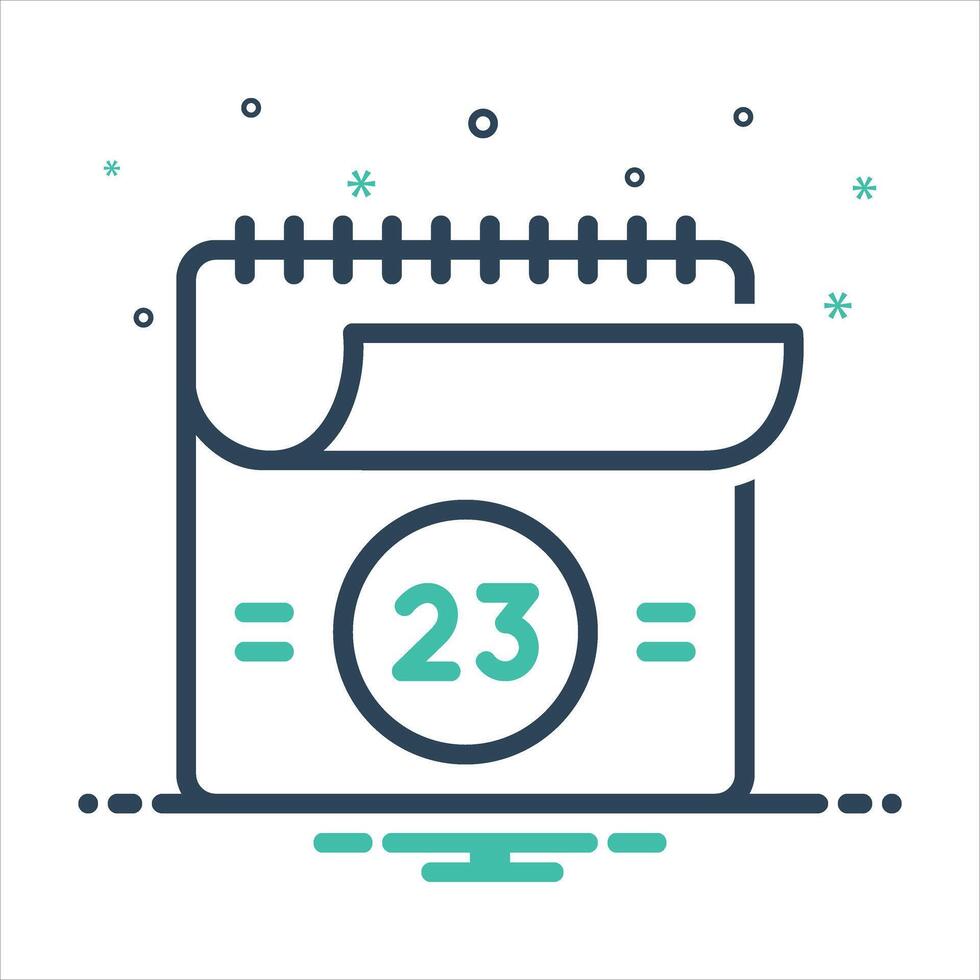 Mix icon tomorrow vector