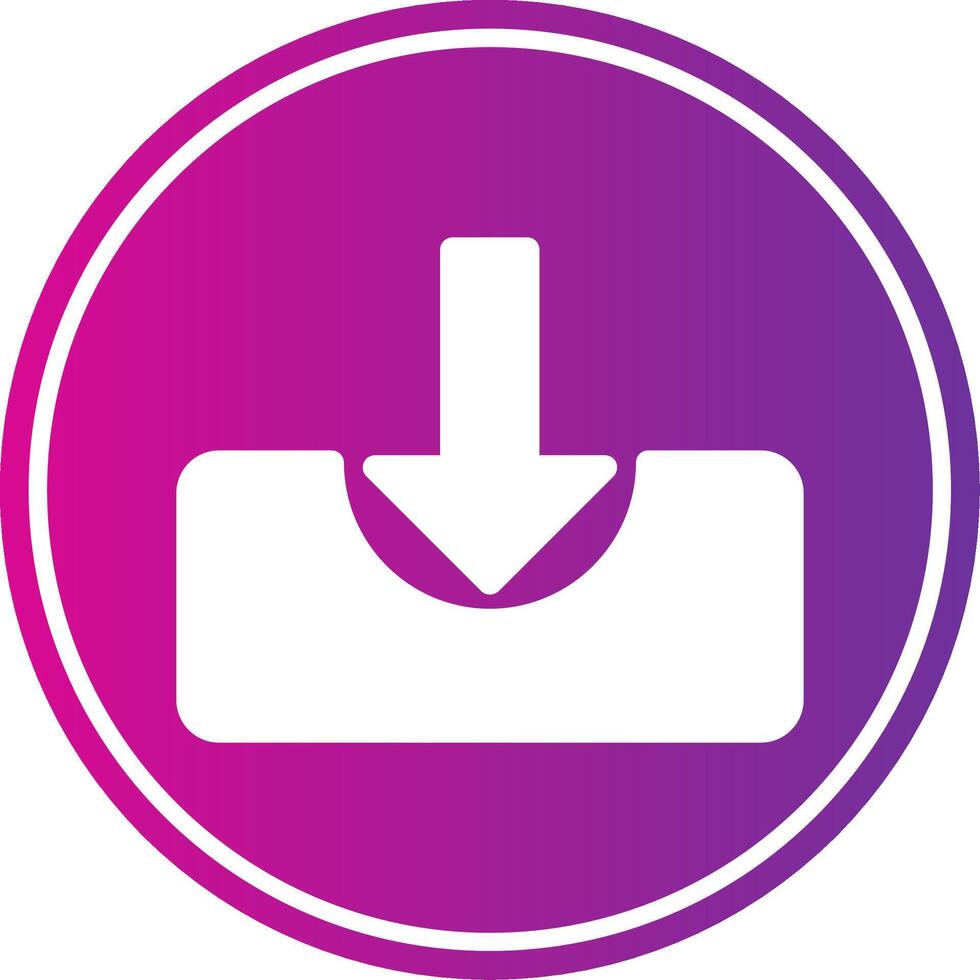 Box Office Glyph Design Icon vector