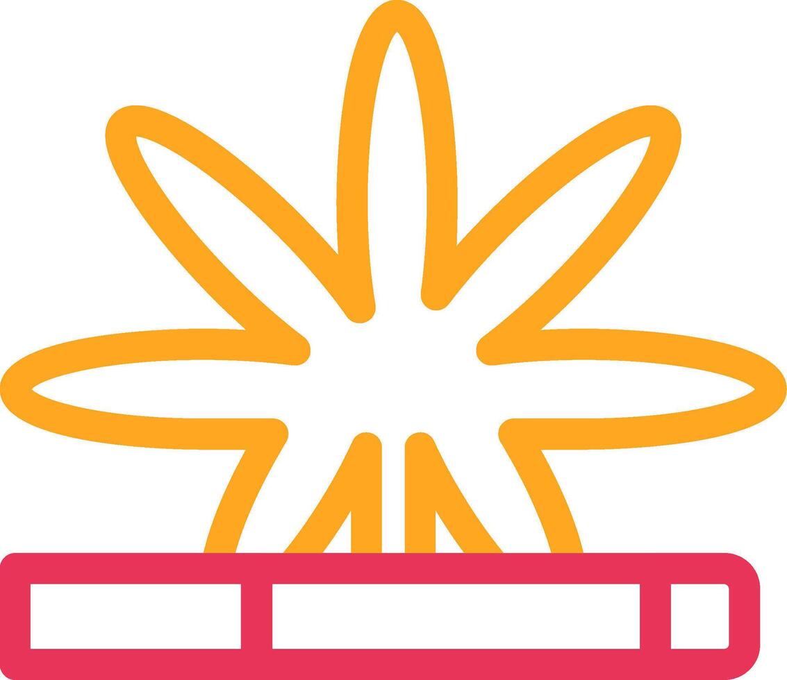 Weed Leaf Smoke Icons vector