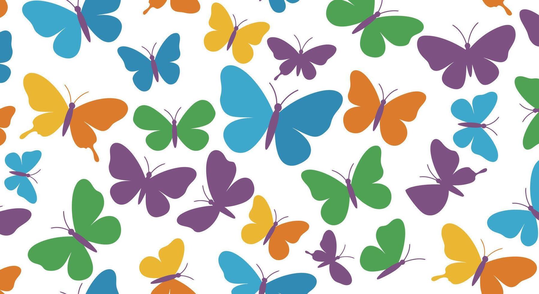A butterflies on white background vector