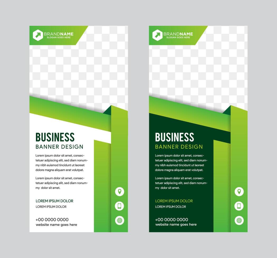Business banner design templates for branding vector