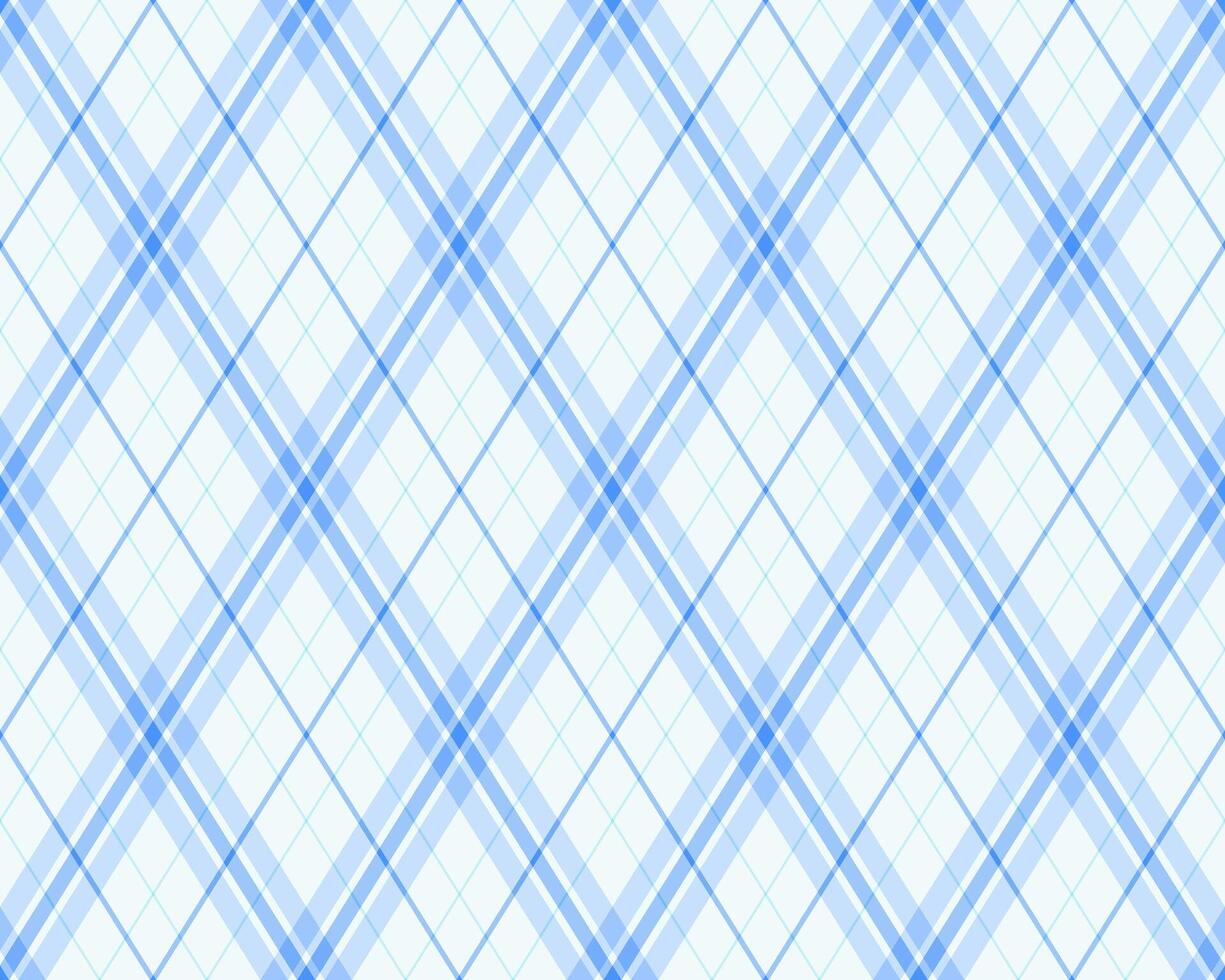 Subtle light blue diagonal plaid pattern. Perfect for backgrounds, textiles, or wrapping paper designs. vector