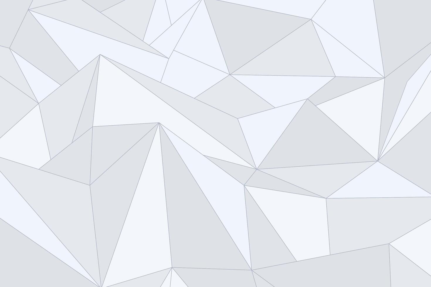 Geometric origami polygon peaks form a clean background with abstract mountain shapes and subtle shading vector