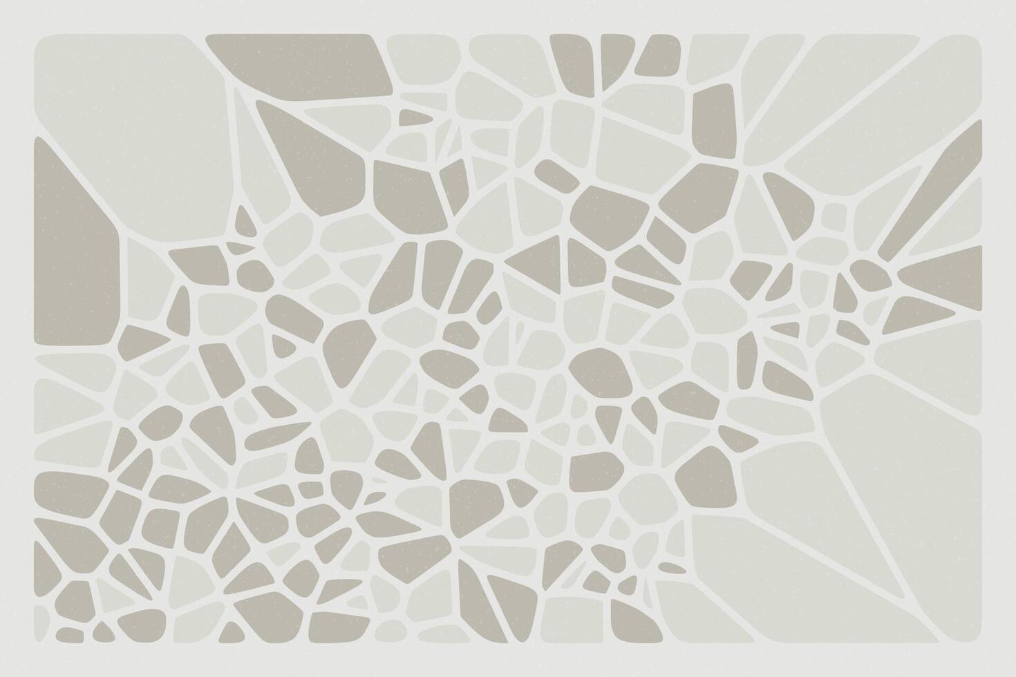 Voronoi background made of interlocking shapes with a white abstract feel vector