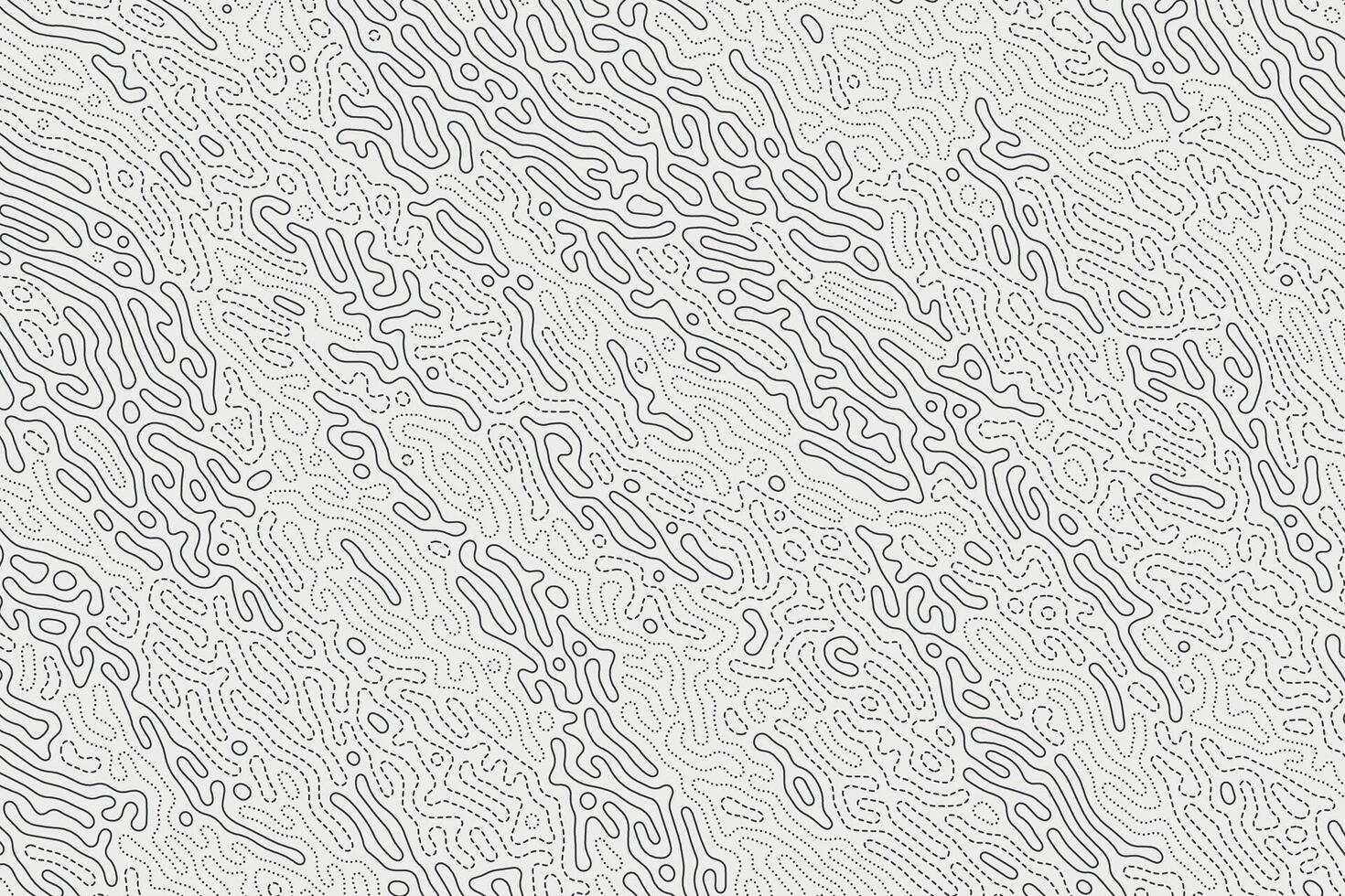 Organic wire art background with abstract shapes and fluid line structure vector