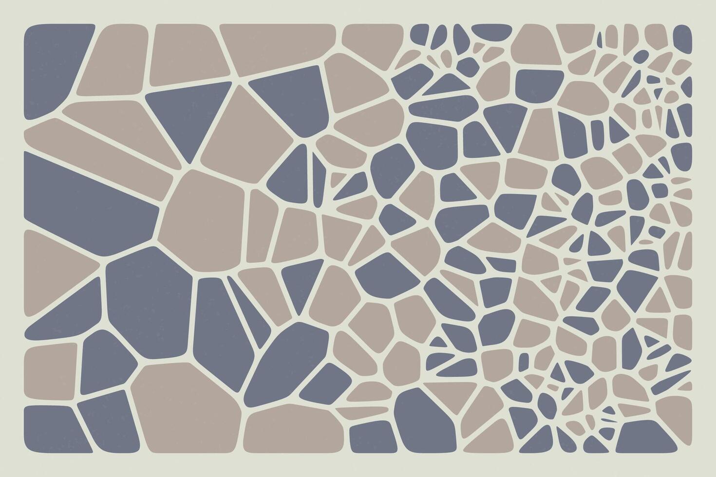 Abstract voronoi background composed of cracked glass style geometry with vivid tones vector