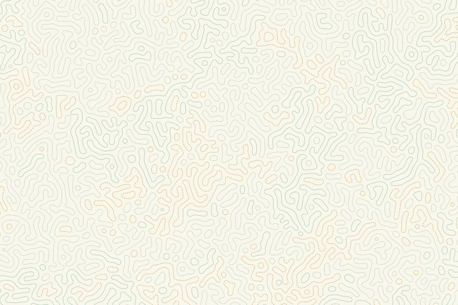 Organic abstract background with wire shapes flowing in curved paths on a black field vector