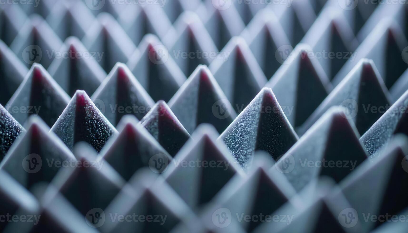 Close-Up View of Acoustic Foam Panels for Sound Absorption in Studio photo