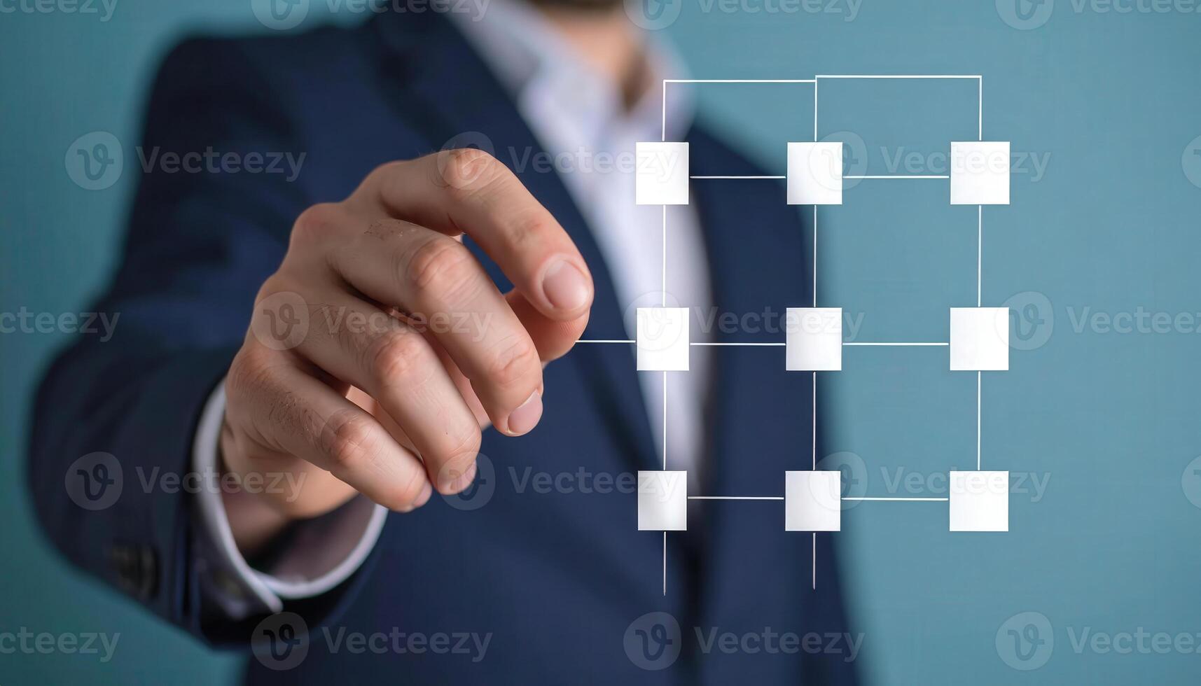 Interactive Storytelling Design with Node Map and Arrangement Concept photo