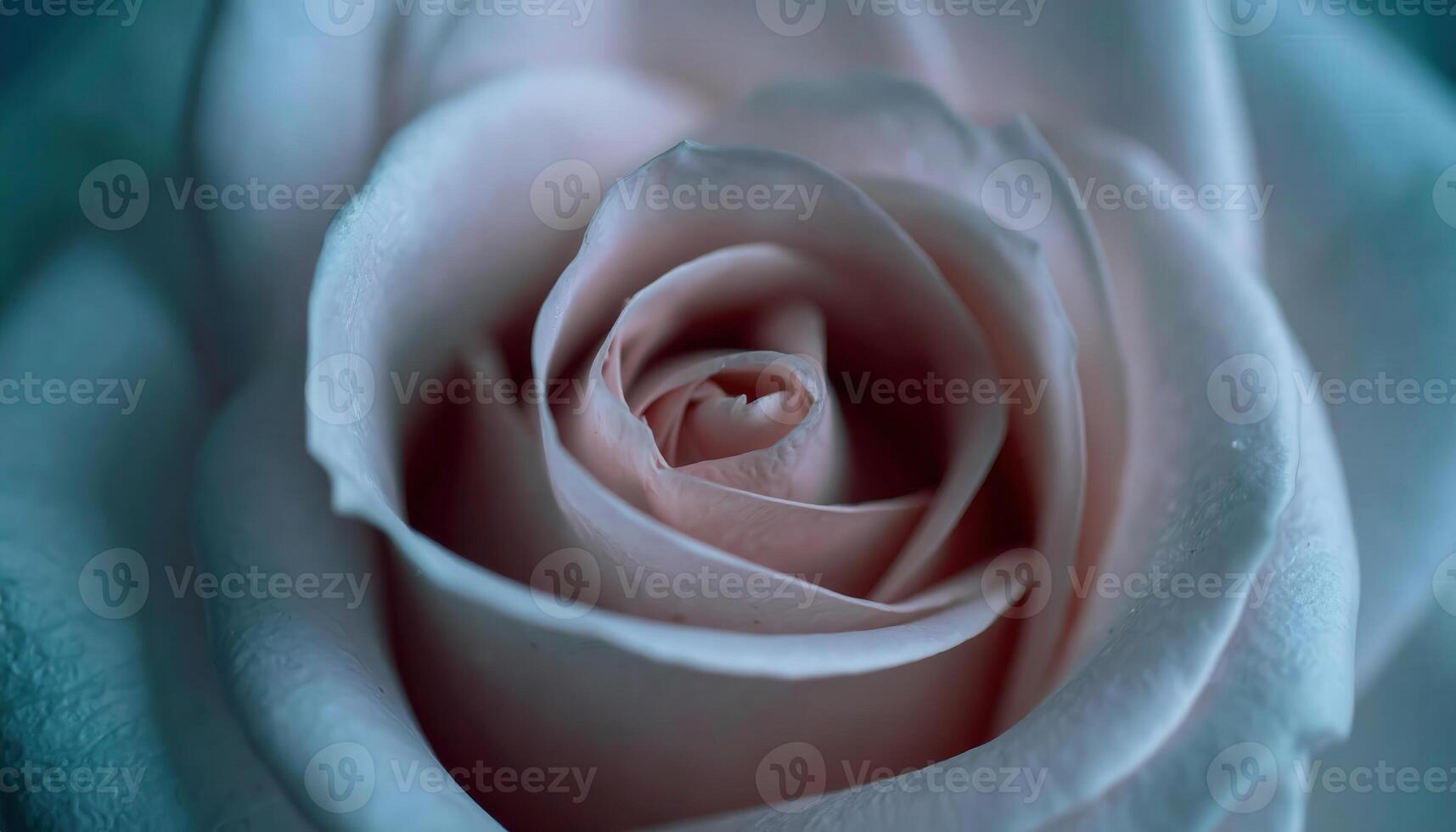 Close-Up of Soft Pink Rose Petal in Gentle Light with Dreamy Background photo