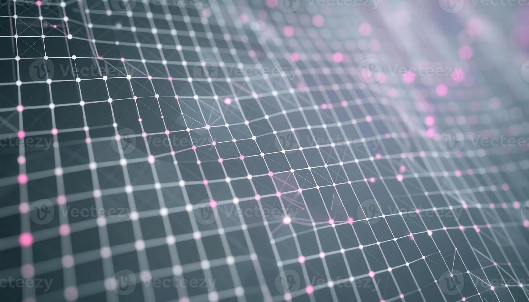 Abstract Grid Visualization for Data Sentiment and Social Listening Concepts photo