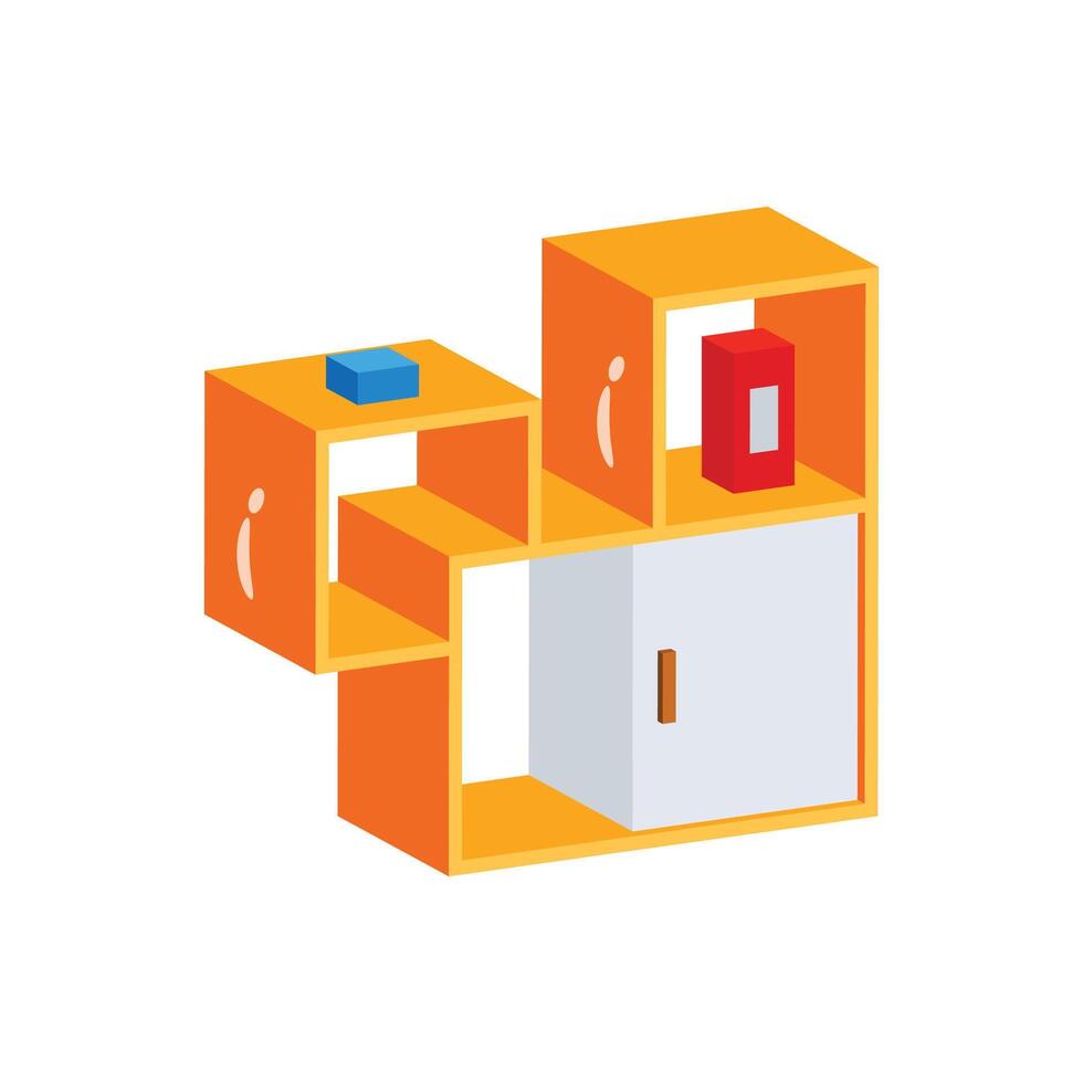 A stylish 2d icon of stylish table setup vector