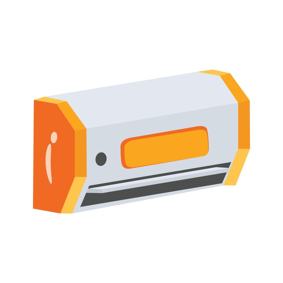 A trendy 2d icon of AC wall mounted appliance vector