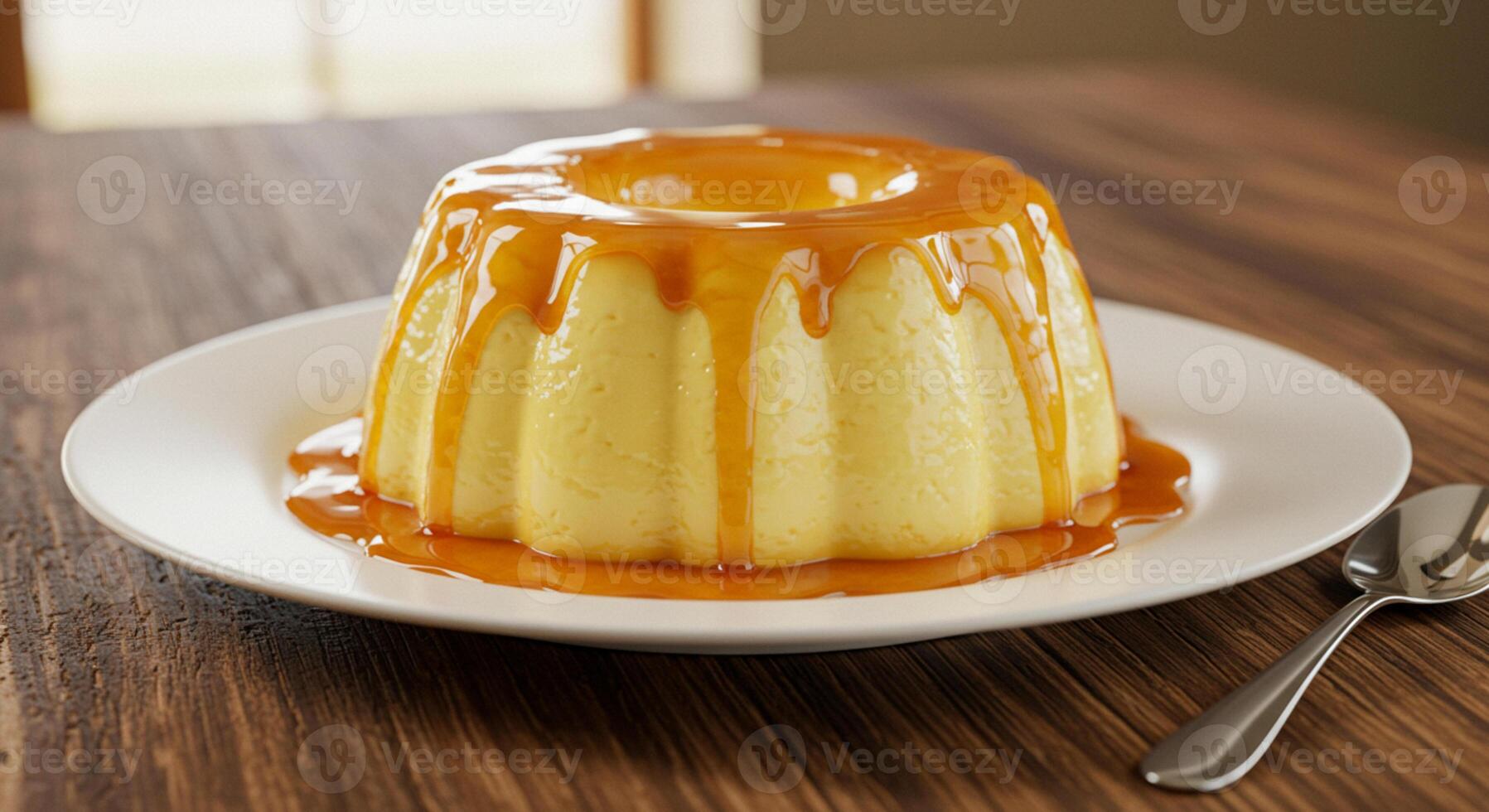 A dessert on a plate photo