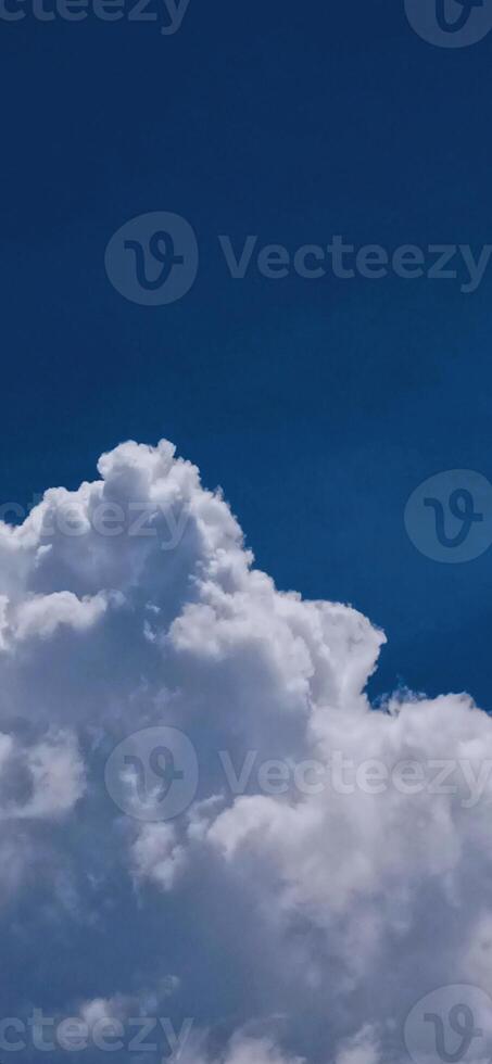 A large cloud is in the sky photo