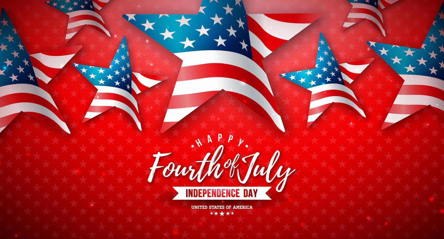 Fourth of July Independence Day design vector