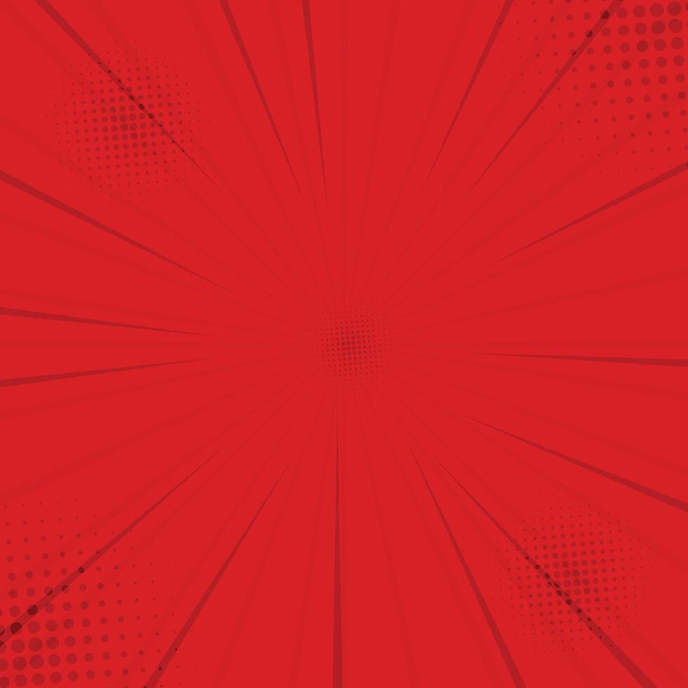 comic background with lines and halftone vector