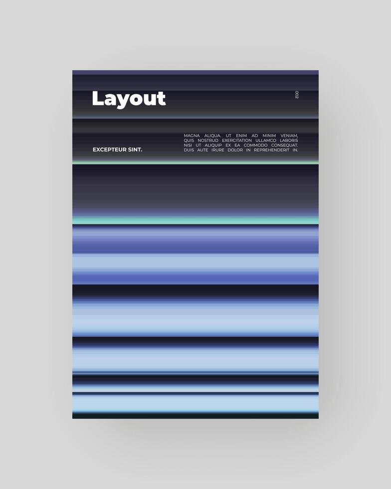 Abstract Posters Design. Stretched pixel speed effect, colorful stripes, speed gradient. vector